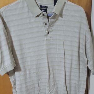 Pebble Beach Men's Light Beige Polo Shirt